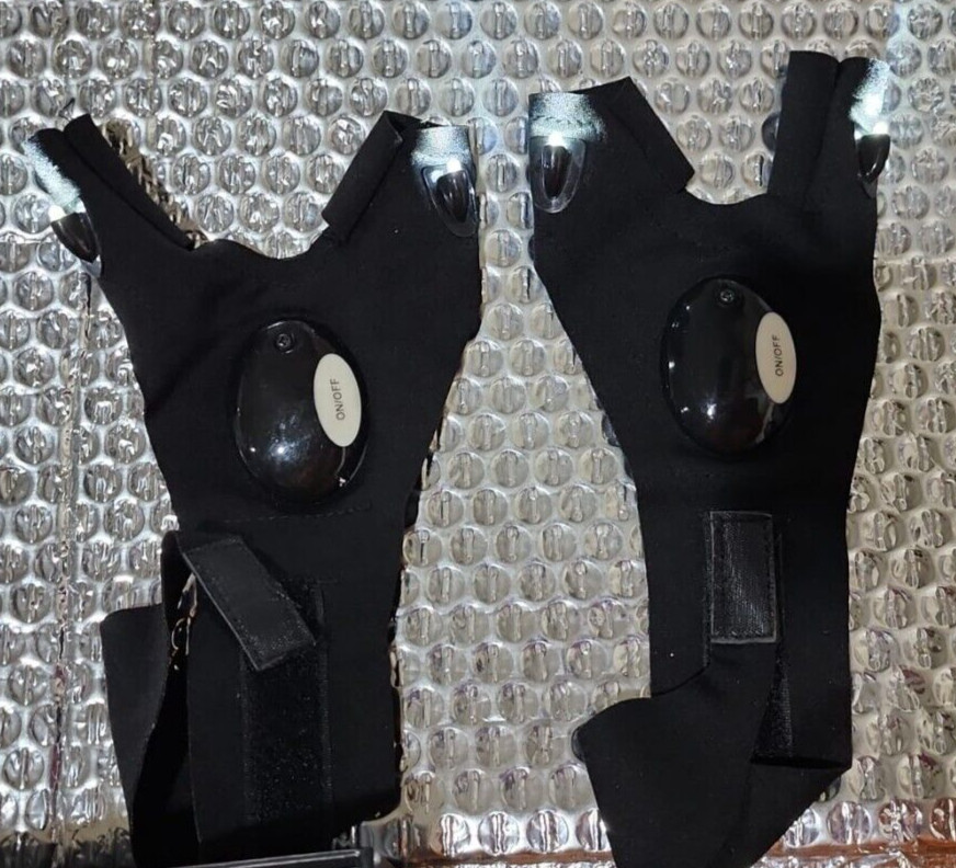 LED Flashlight Gloves & Universal Socket Grip Tools