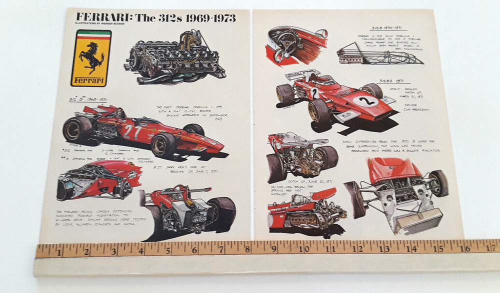 1969 - 1973 FERRARI 312 ORIGINAL 1976 ARTICLE