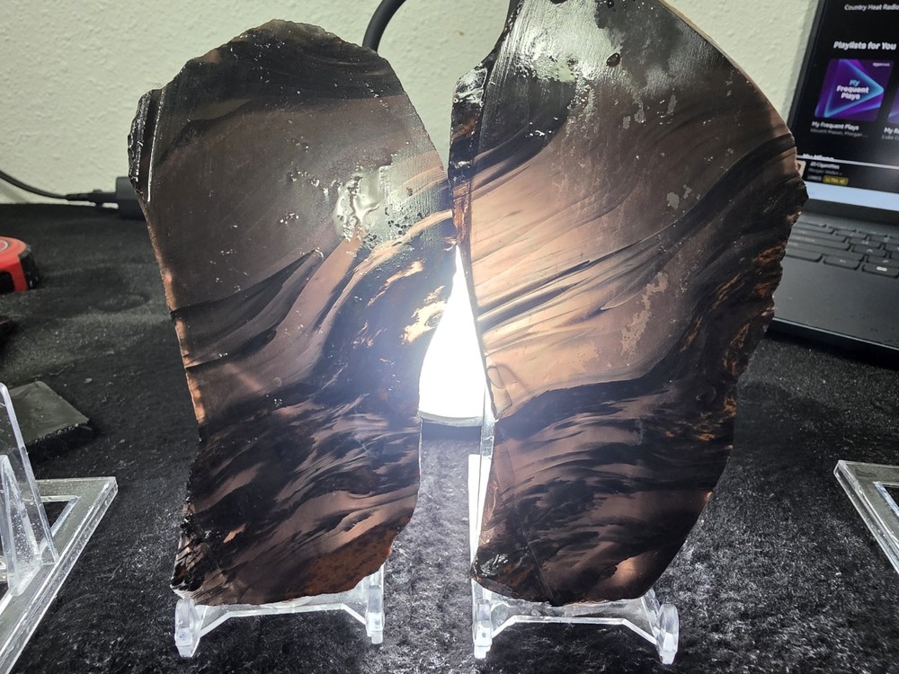 Davis Creek Rainbow Obsidian Flint Knapping Slabs Knife Arrowhead Point Preforms