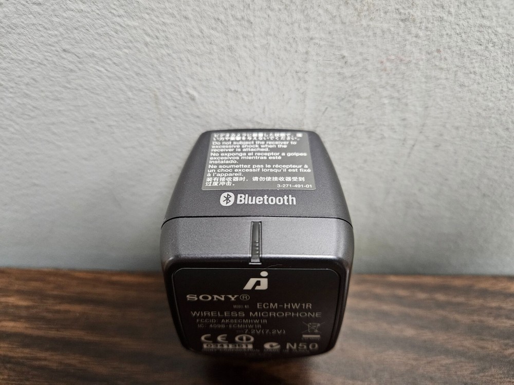Sony ECM-HW1R Wireless Bluetooth Microphone Receiver for Sony Camcorders