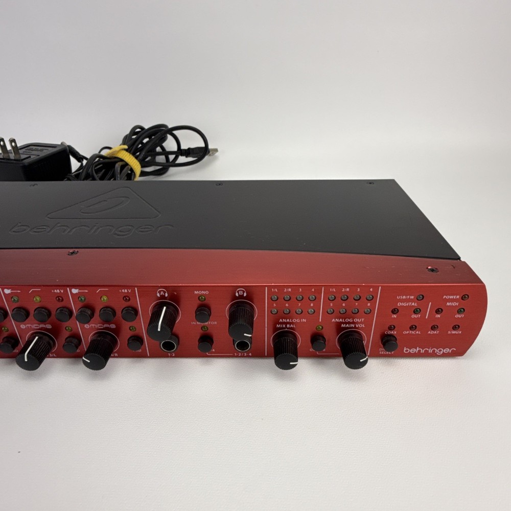 Behringer FCA1616 FireWire/USB Audio/ADAT/MIDI Interface with Cables