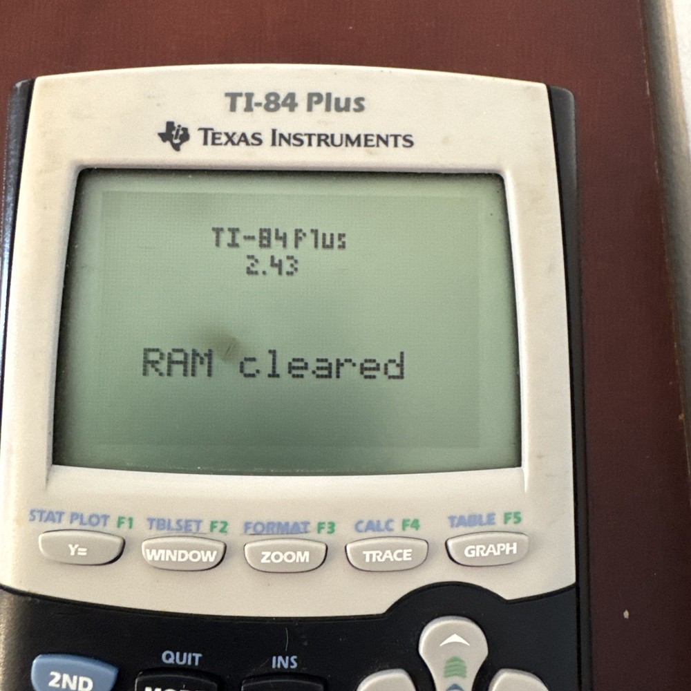Texas Instruments TI-84 Plus Calculator - Black Works