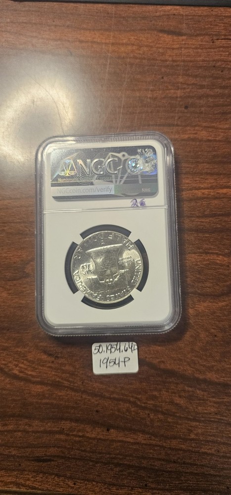 1954-P Franklin Half Dollars NGC MS64 Brilliant Uncirculated