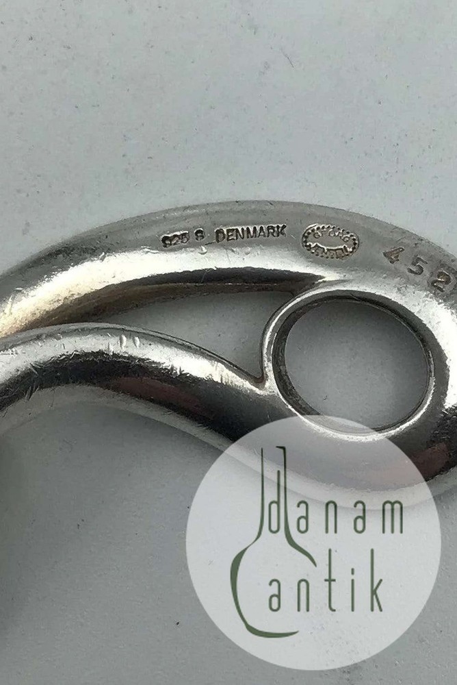 Georg Jensen Sterling Silver Bangle No 452 Infinity