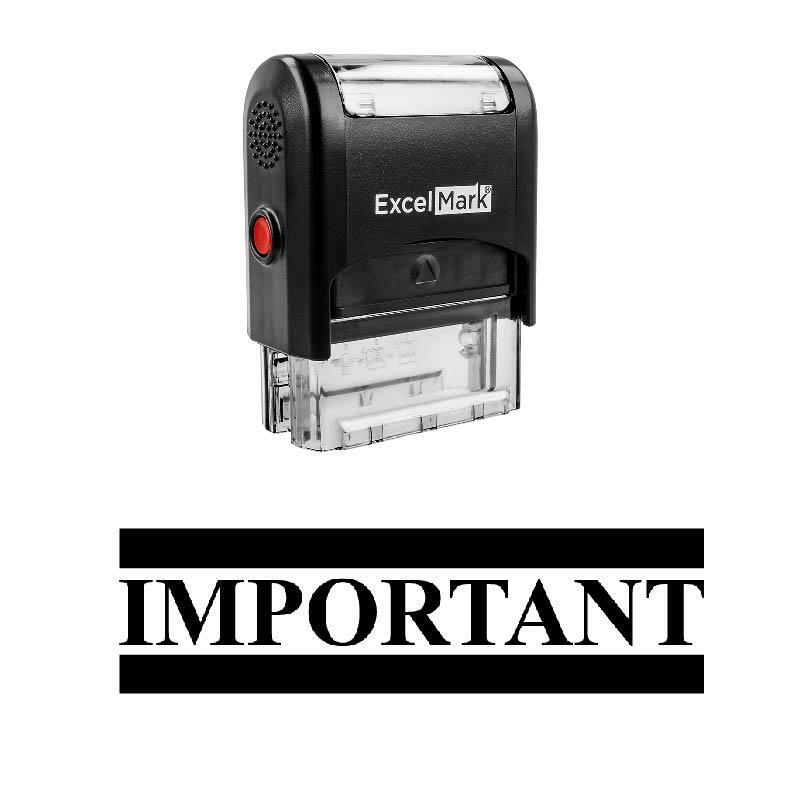 IMPORTANT Stamp - Self-Inking / Black