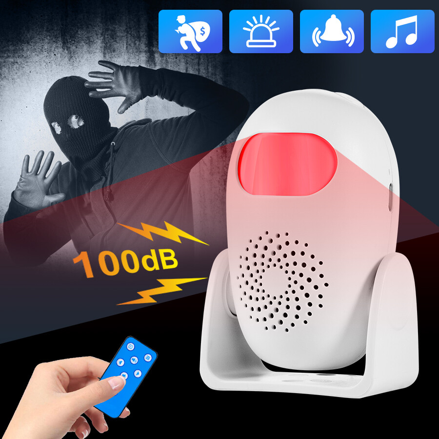 Wireless Motion Sensor System Driveway Garage PIR Alarm Alert Security Indoor