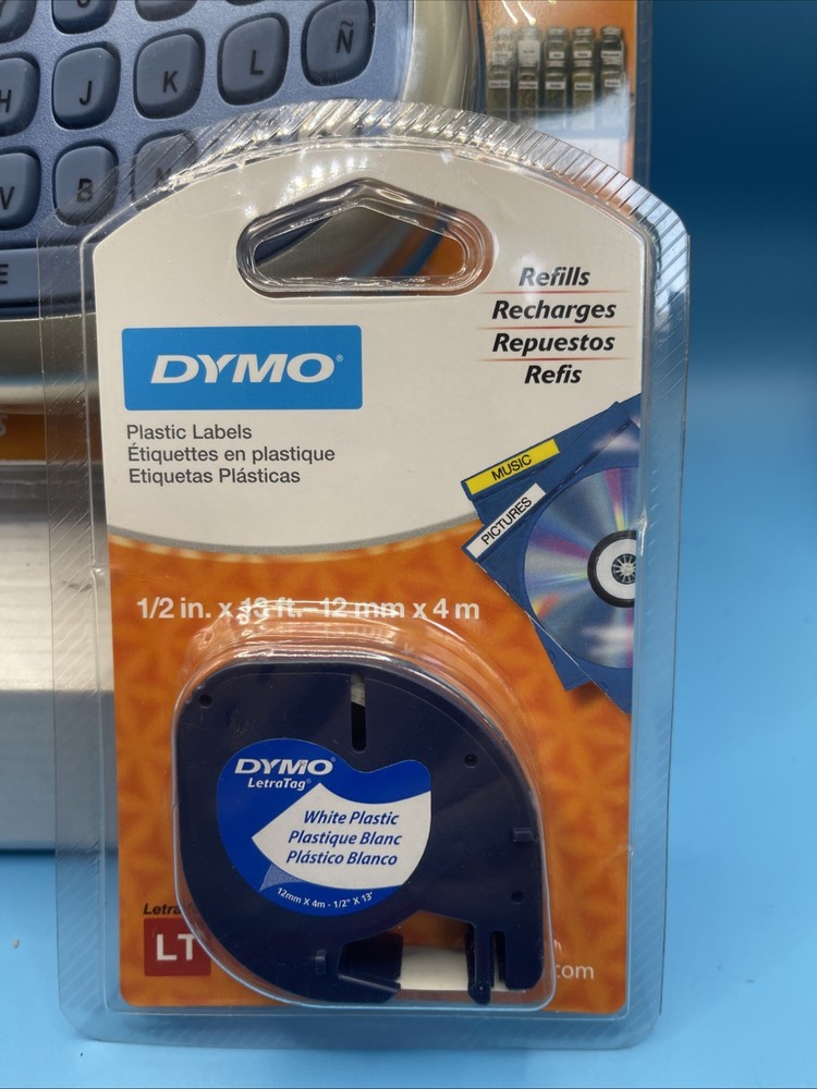 NEW Dymo LetraTag LT-100T Portable Handheld Label Maker Compact Sticker Printer