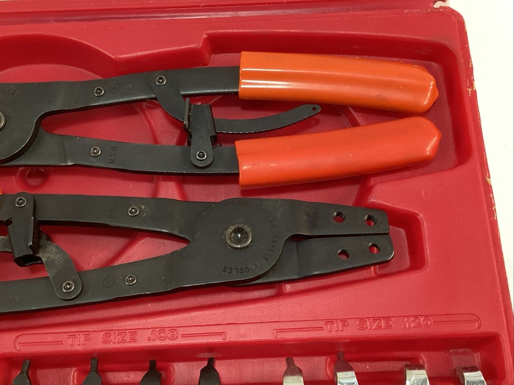 Blue Point PR-50A Heavy Duty Replaceable Tip Pliers Set - Complete (21426)