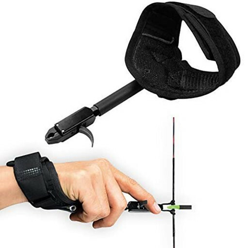Compound Bow Release Aids Archery Hunting Shooting Wrist Trigger Caliper Release