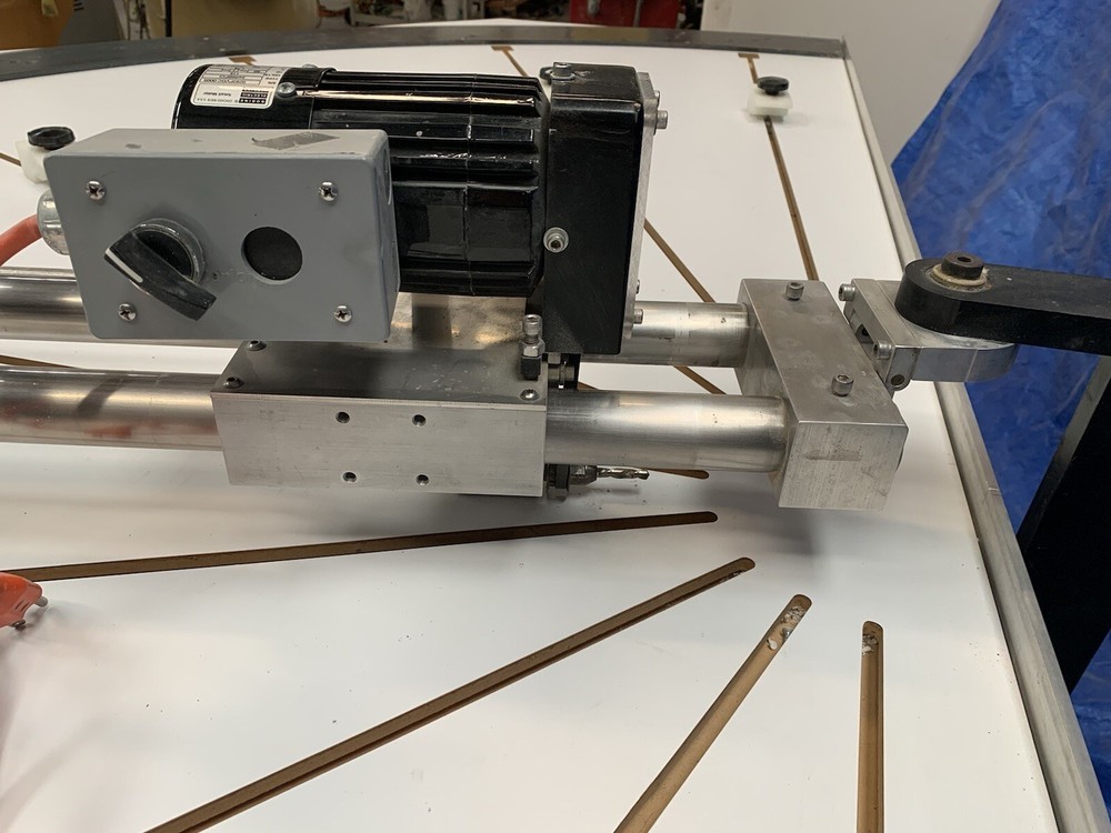 Arch Top Drilling Table AVBCO Shutters Manufacturing Motor 9-adjusting Knobs