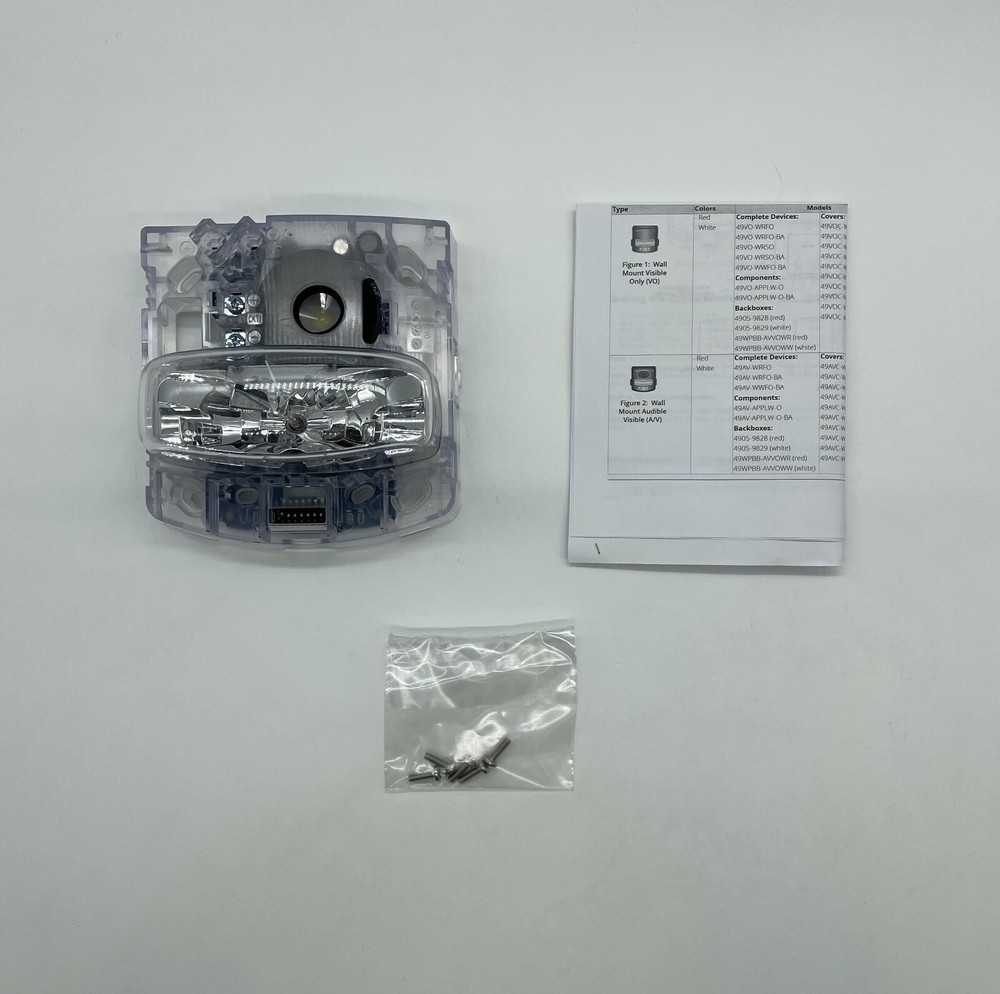 Simplex 49AV-APPLW-O Horn Strobe Wall Mount - Same Day Shipping (SEALED)