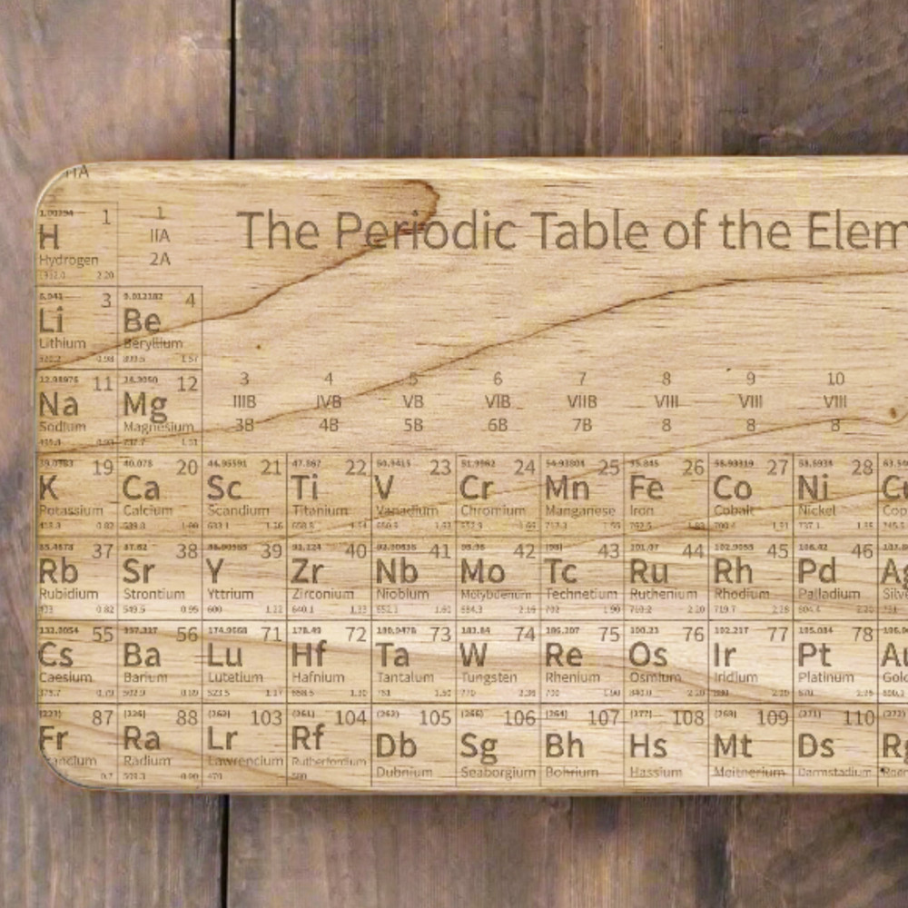 PERIODIC TABLE Cutting Board