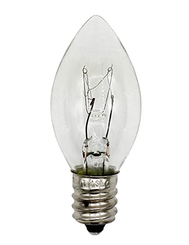 Plug in Night Light Module Includes 4 Watt Bulb, White Plastic, Great for