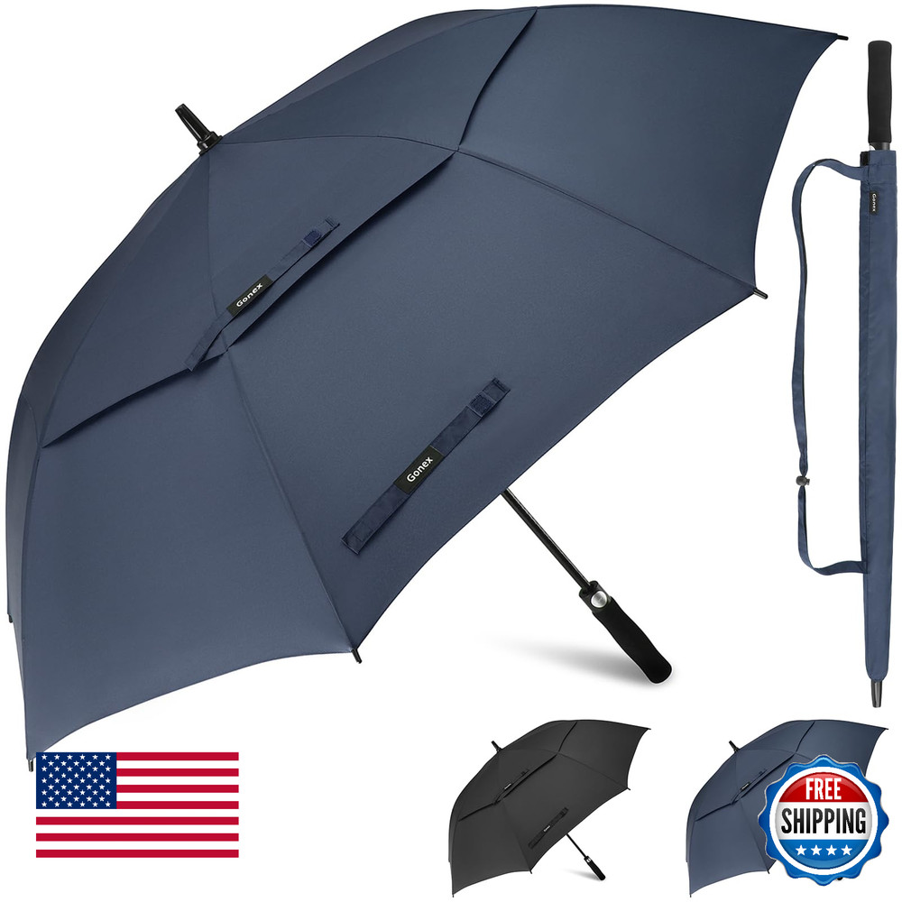 Gonex 80" Extra Large Golf Umbrella Automatic Open Windproof UV Protection Trave