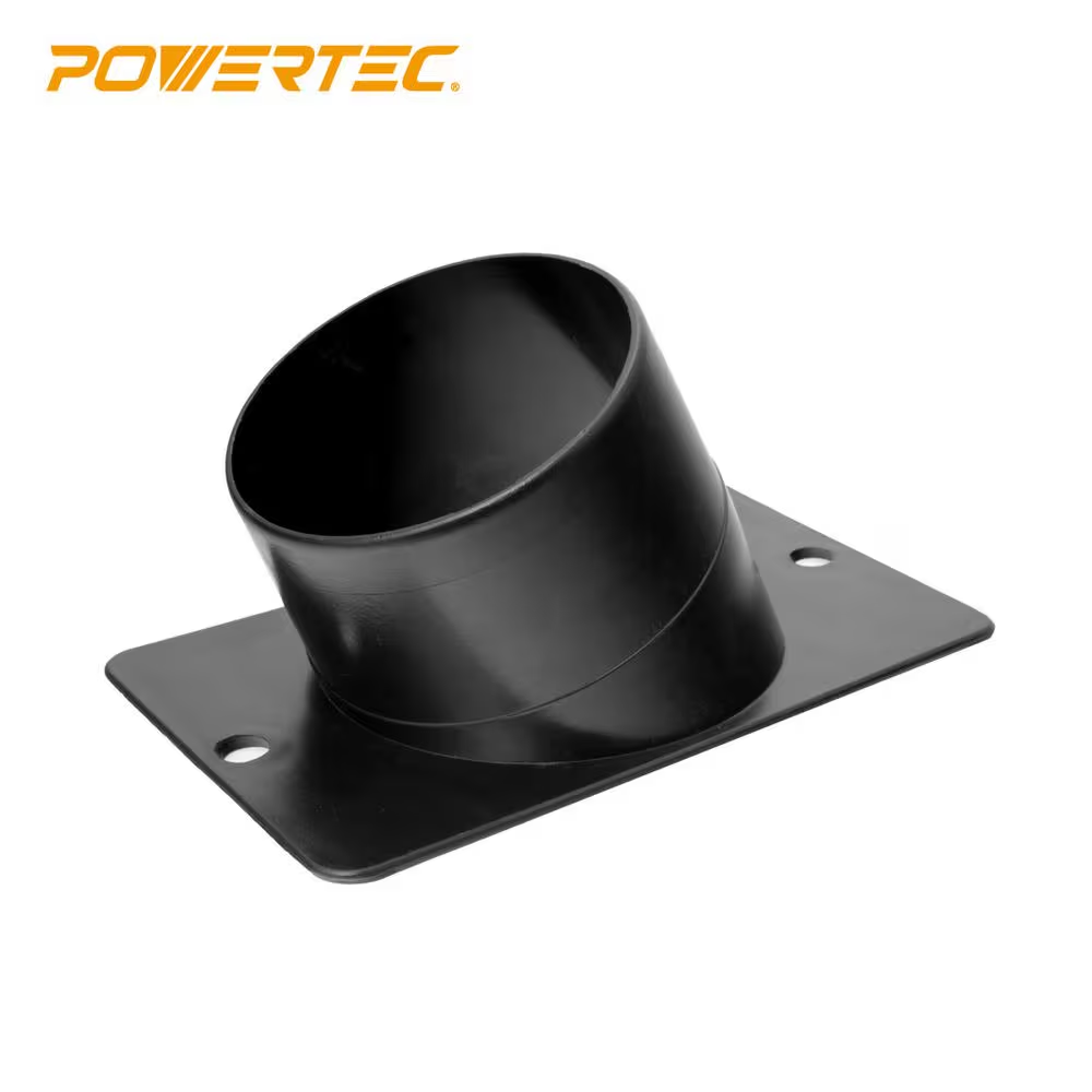 POWERTEC 4 Inch Angled Dust Port Fitting Adapter (70153)