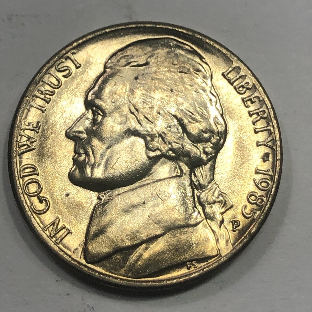 1985 -  Jefferson 5 cent - Uncirculated