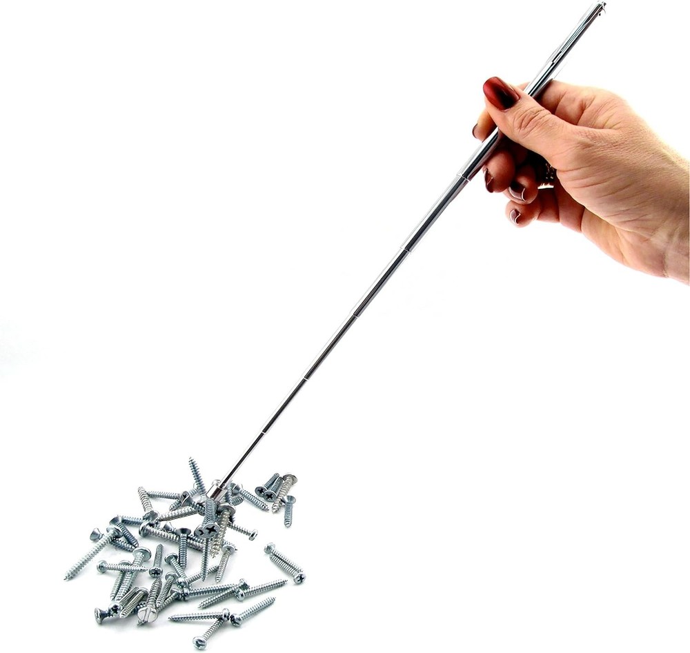 Lightweight 25” Durable Telescoping Magnetic Tool - Retrieve Small Metal Items