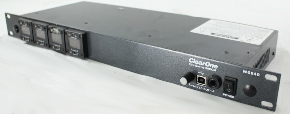 CLEARONE WS-840 4-CHANNEL WIRELESS RECEIVER