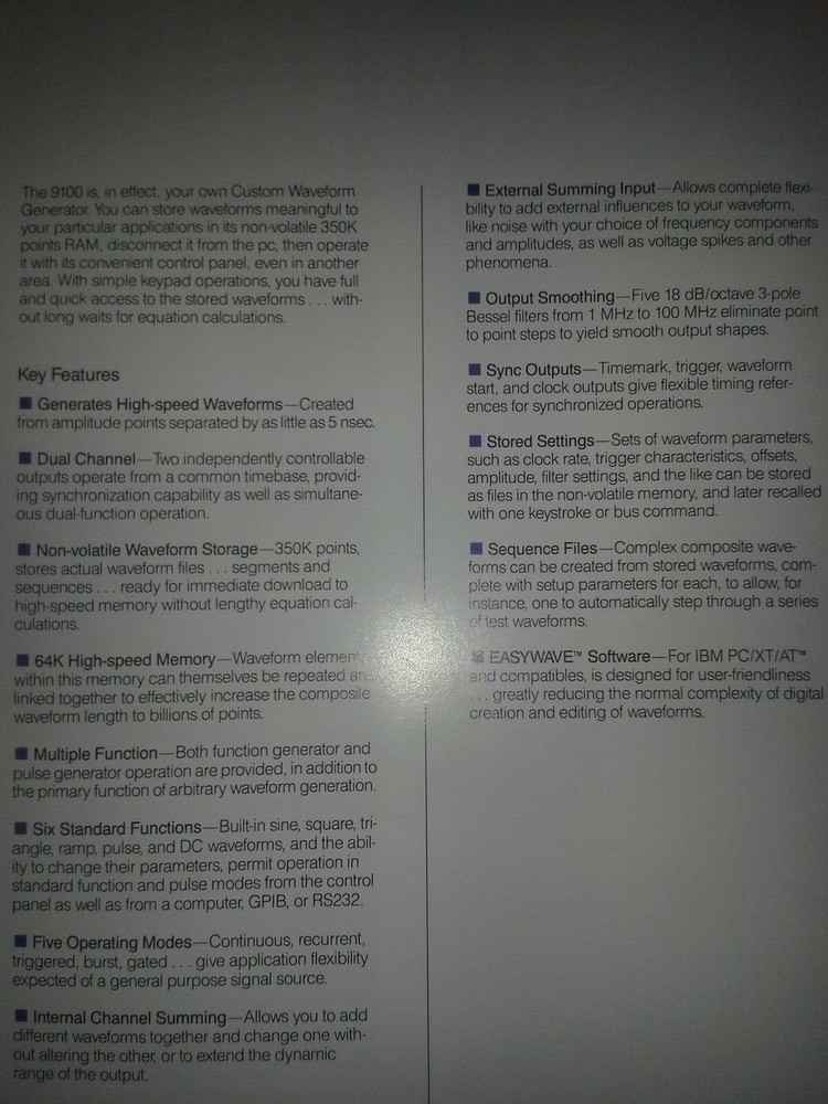 LeCROY 9112 Dual Arbitrary Function Generator TESTED! with 9100/CP Controller.