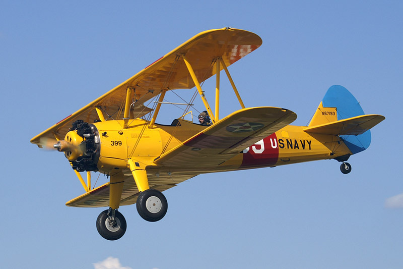 Model Airplane Plans (UC): Stearman PT-17 Kadet Scale 48" Span for .35 Engine