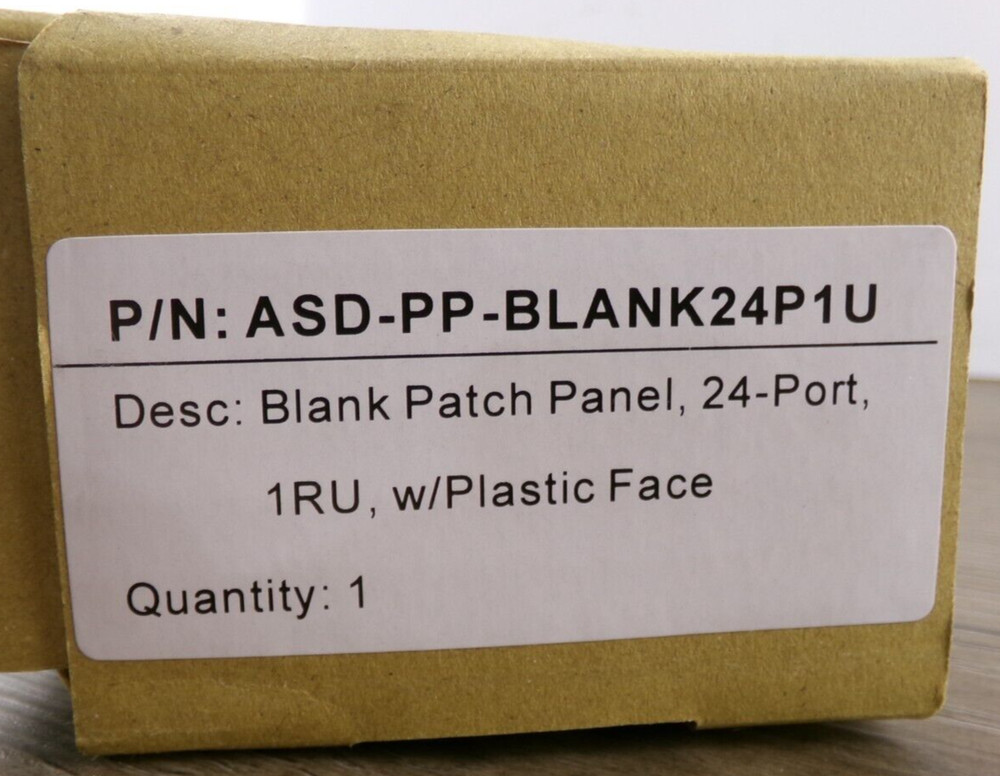 iCAT-ITS 24 Port Patch Panel ASD-PP-BLANK24P1U 1RU S3