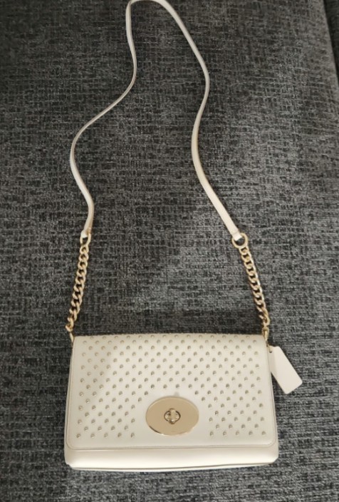 Coach Leather Crossbody Pinnacle Studs