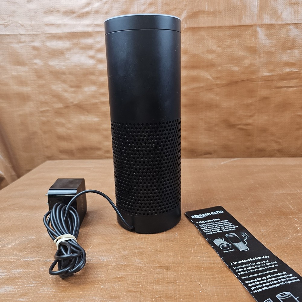 Amazon Echo Black Tower SK705DI 1st Generation Alexa Smart Speaker Works