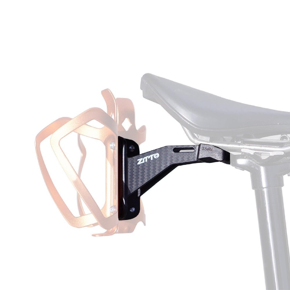 Dual Bottle Cage Holder with Saddle Straps