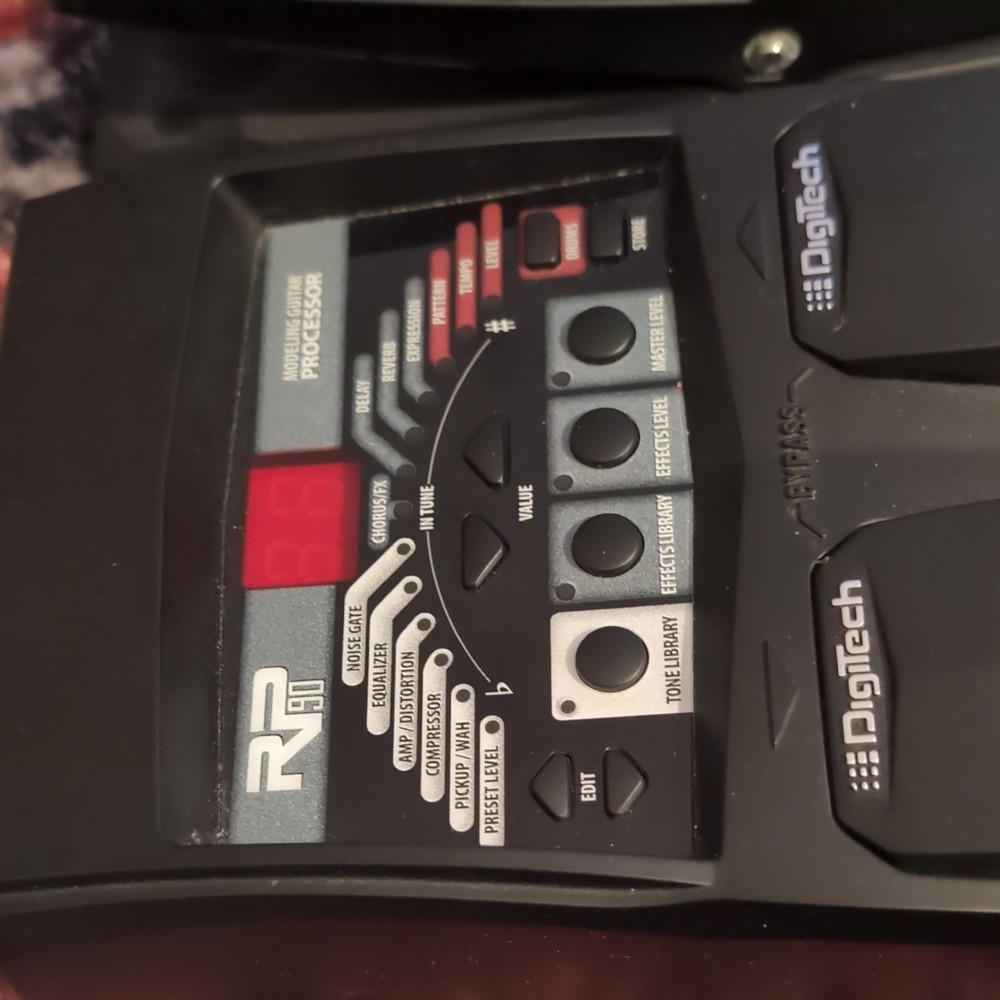 DigiTech BP 90 Bass Multi-Effects Processor RP90V No Power Supply As Is
