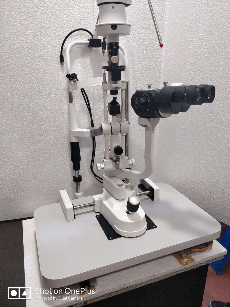 Biomicroscope 3 Step Slit Lamp Microscope With Beam Spilter