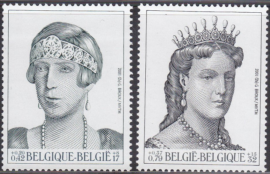 Belgium 2001 (2968-2969) Royalty