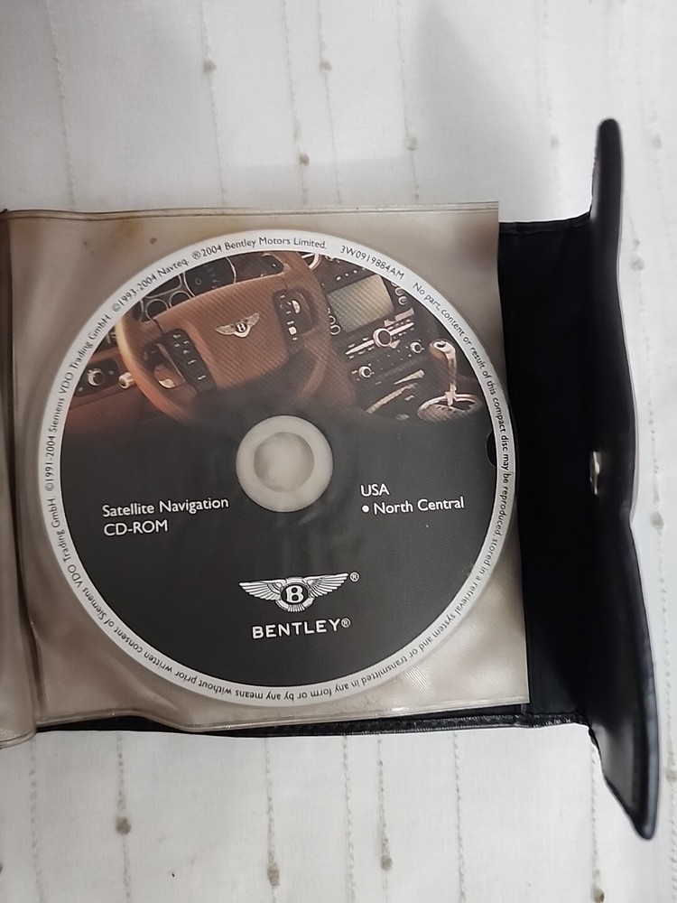 Bentley Sat Nav Cd Rom Disc Set. USA/CANADA