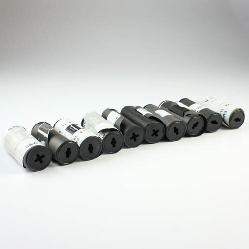 10 EMPTY Plastic 120 Film Spools - Spool + Backing Paper - Respooling/Re-Rolling