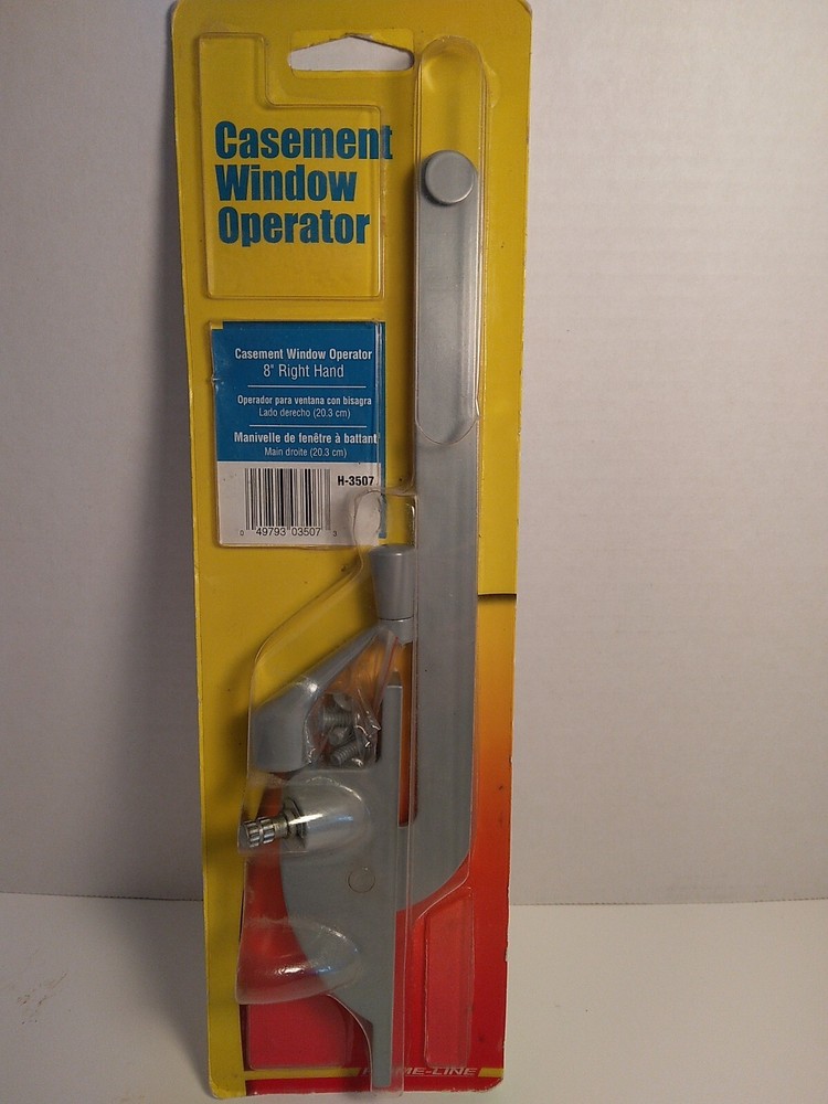 PRIME-LINE H 3507 Right Hand Casement￼ Window Operator,8" Silver