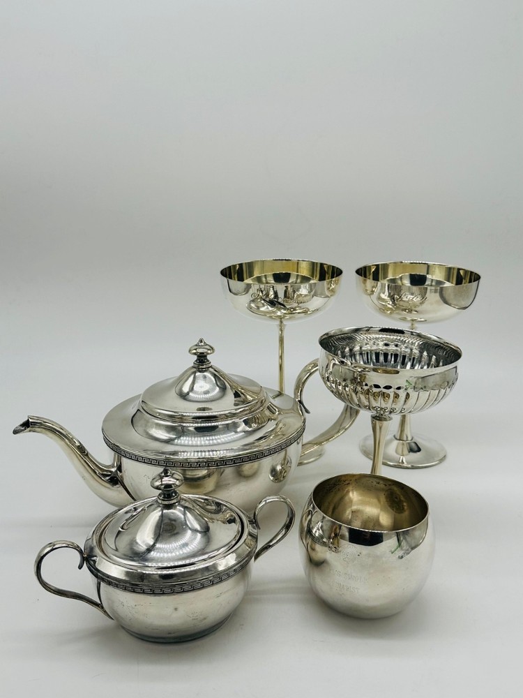 Vtg Silver Plate Lot Forbes, de Uberti, Bellini, Towle, Rockaway Hunting Club