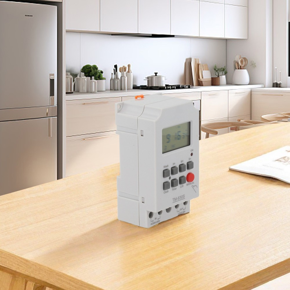 Programmable Timer Controller AC220V LCDDigital Microcomputer Timer TM630S2