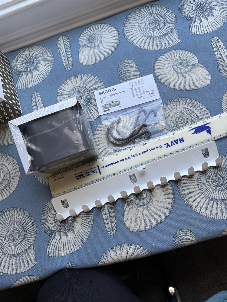IKEA Skadis Hooks Hook Bar and Cup Container Hook IKEA Pegboard NEW in Package