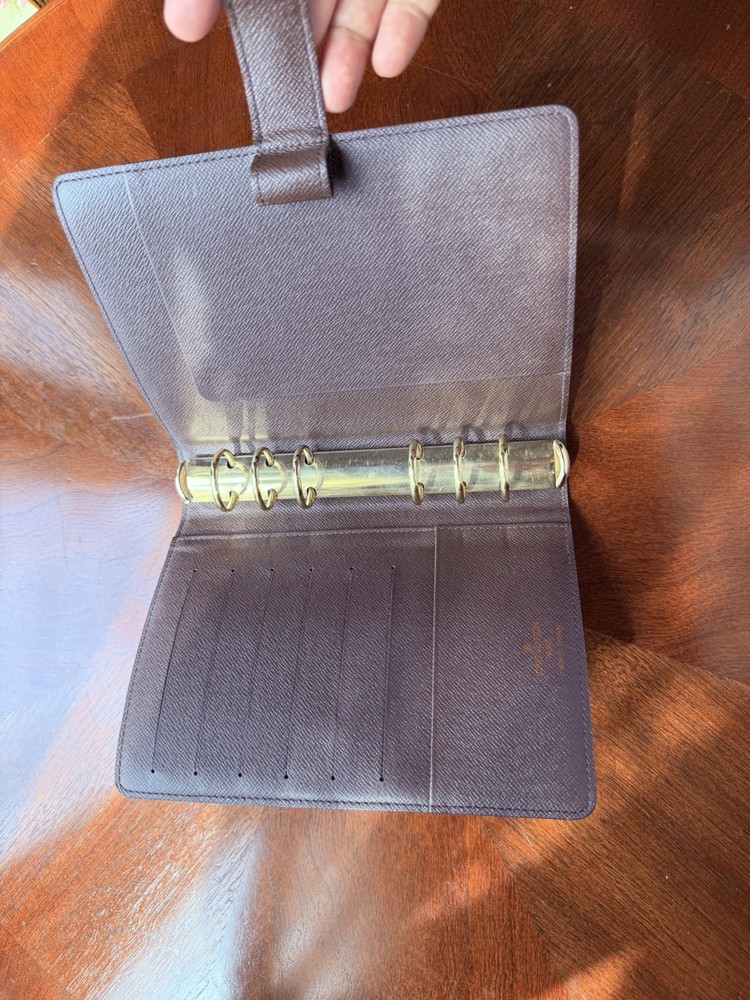 Louis Vuitton Damier Ebene Agenda Planner MM