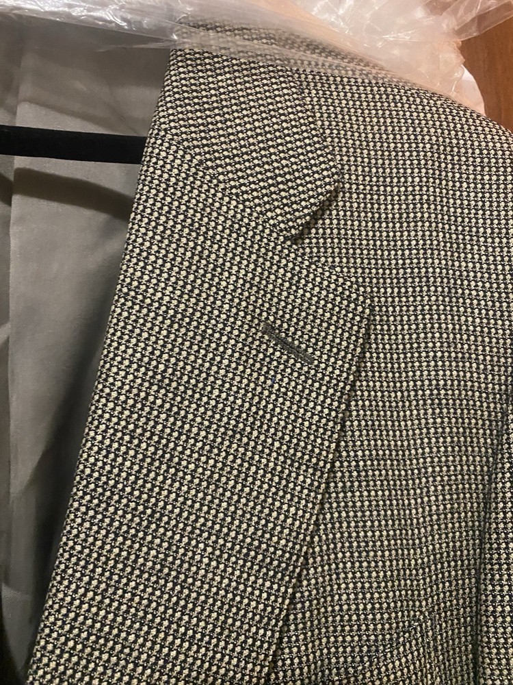 Zegna Blazer Silk And Wool Check