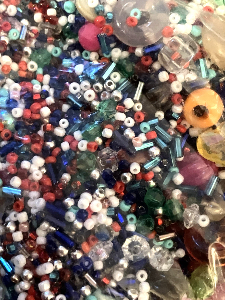 Crafters Lot Misc Multicolor Beads Metal Earring Hooks