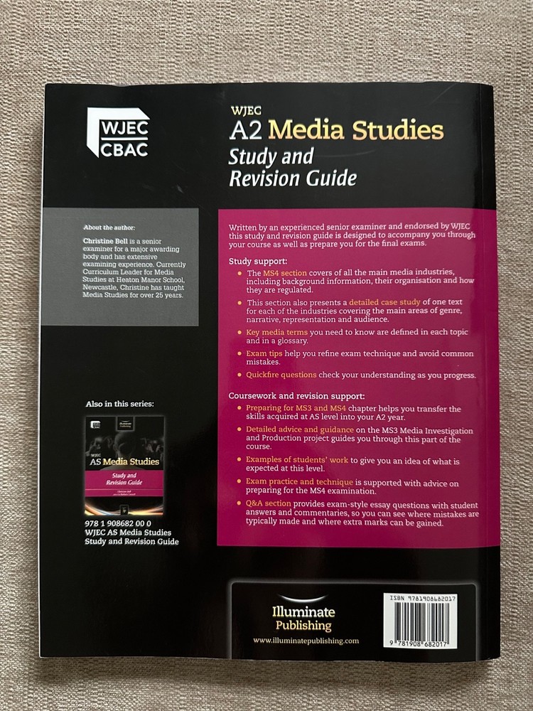 A2 Media Studies Textbook & Revision Guide WJEC