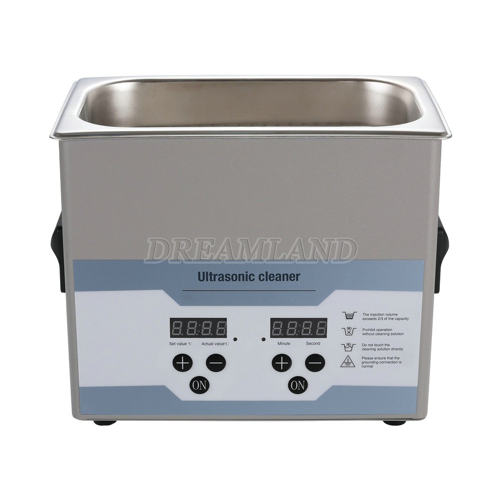 3.2L Ultrasonic Cleaner with Timer Heating Machine Digital Sonic Cleaner US