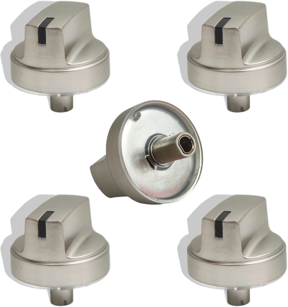 WB03X29354 Gas Stove Knobs Replacements, 5 Pack Cooktop Knobs Compatible with GE