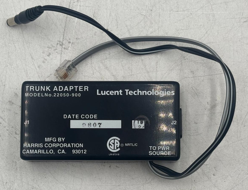 Lucent Technologies Trunk Adapter 22050-900