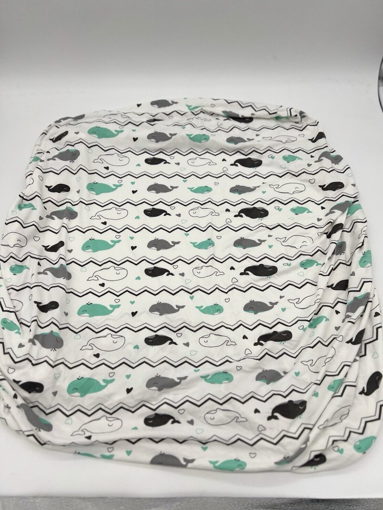 Baby Boy Whales Crib Sheets