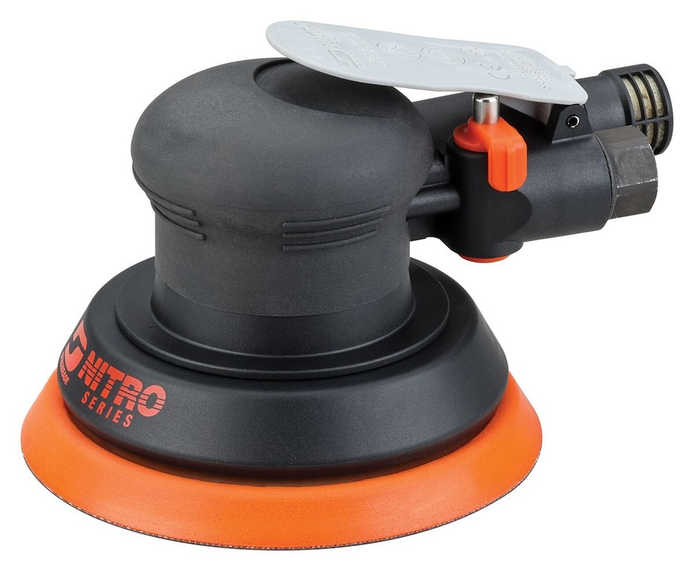 6" HOOK FACE 3/16" RANDOM ORBITAL SANDER #NS6H Dynabrade Hook & Loop Face
