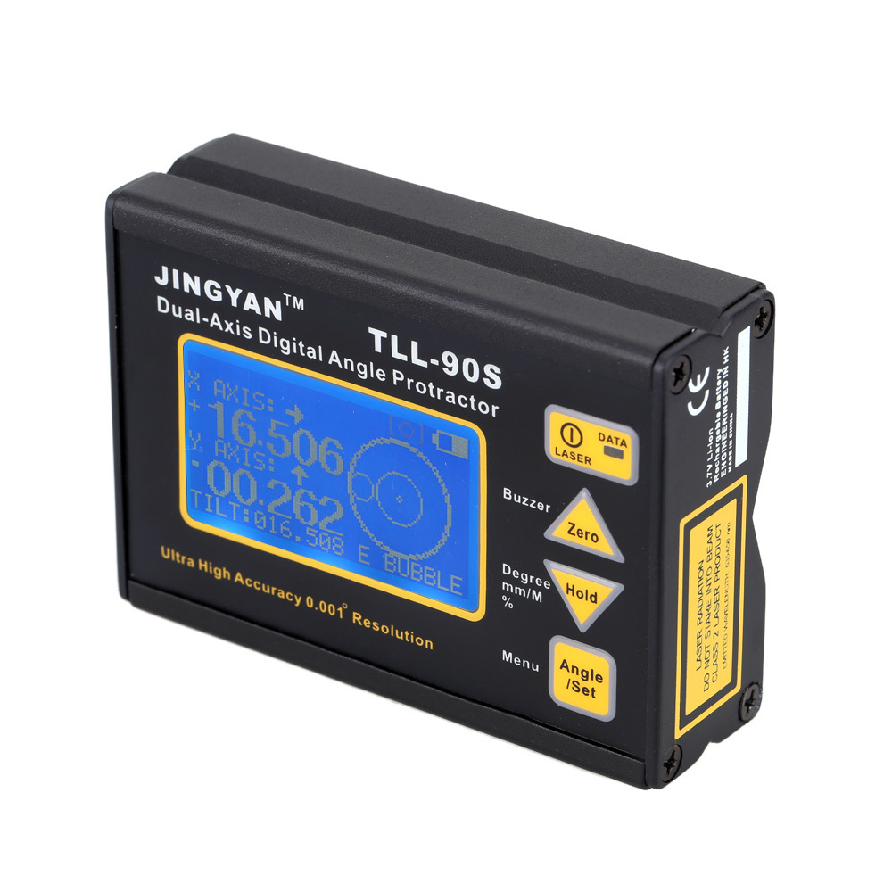 Professional Dual-axis Digital Laser LED Level Inclinometer Angle Meter