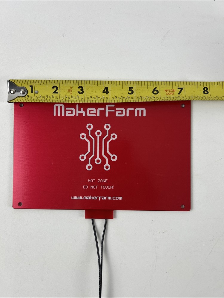 MakerFarm Heatbed 7.25’’x4.75’’ for 3D Printer