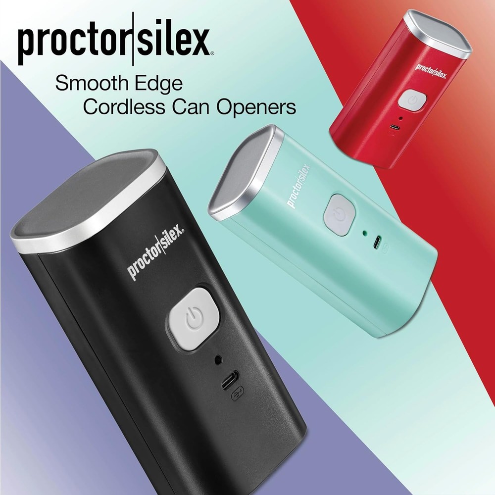 Automatic Electric Can Opener, Hands Free Cordless Operation U...