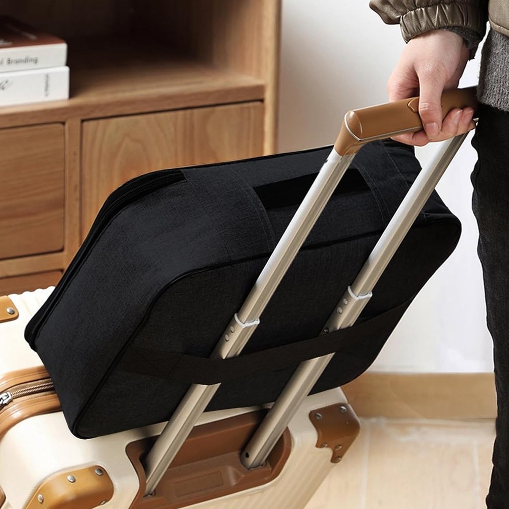 3-Layer Fireproof Document Box with Lock File Storage Box Waterproof Safe Bag US
